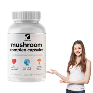 Cápsulas De Cogumelo Cordyceps Fortalecem O Sistema Imunológico Aumentando A Resiliência Ajudando O Corpo A Permanecer Cogumelos Equilibrados Suplemento Herbal - Product Image 1