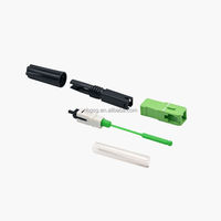 Connecteur rapide à fibre optique réutilisable à faible perte d'insertion 58mm SC APC SC UPC thermofusible pour FTTH