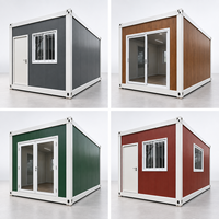 Maison conteneur moderne extensible de 20 pieds, 2-3 chambres, en acier, préfabriquée et pliable, pour projets résidentiels aux États-Unis