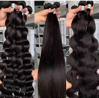 Extensiones de Cabello Humano Liso Camboyano al por Mayor, Proveedores de Extensiones de Cabello Virgen con Cutícula Alineada, Paquetes de Extensiones Rizadas y Onduladas
