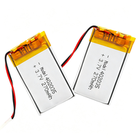 Batterie au lithium polymère rechargeable personnalisée 402035 270mAh 3.7V, cellule Li-ion, pack Lipo pour appareils intelligents