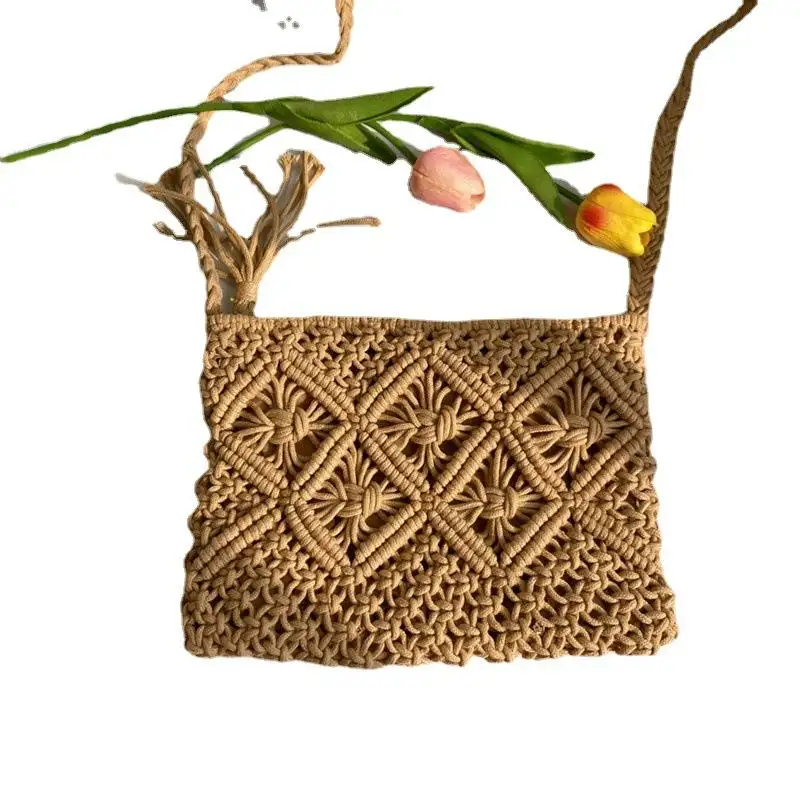 Moda Hand Made String Woven Straw Bags