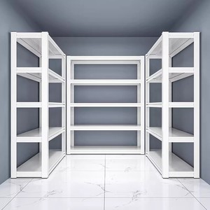 Estantes de almacenamiento modernos de acero y metal, unidades de estantería para almacenamiento de exhibición de almacén y supermercado - Product Image 3