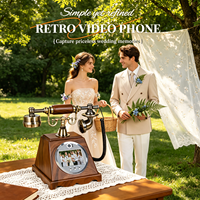 Livre d'or vidéo sans fil vintage HD 1080P 32 Go OEM/ODM en gros, livre d'or vocal pour mariages et fêtes d'anniversaire
