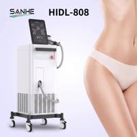 Mesin Penghilang Bulu Laser Dioda 808nm Frekuensi Dapat Diatur 1-10Hz dengan Pulsa Ultra Pendek untuk Salon Kecantikan Profesional