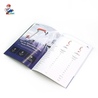 Pamphlet professionnel personnalisé imprimé, relié à cheval, pour guide d'utilisation de robots, en papier kraft et format sur mesure