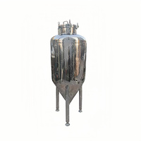 Ventes directes d'usine Fermenteur de bière conique monocouche de taille personnalisée 100L