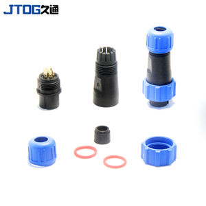 موصل بلاستيك دائري, SP1310 2 3 4 5 6 7 9pin قابس كهربائي بلاستيكي موصل دائري مقاوم للماء - Product Image 4