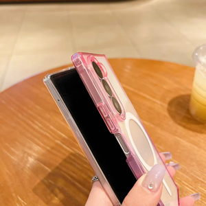 <span class=keywords><strong>Funda</strong></span> trasera de PC dura transparente de Color degradado de lujo, <span class=keywords><strong>Funda</strong></span> magnética para teléfono para Samsung Galaxy Z <span class=keywords><strong>Fold</strong></span> Flip 7 6 5 <span class=keywords><strong>4</strong></span> 3, <span class=keywords><strong>Funda</strong></span> - Product Image 3