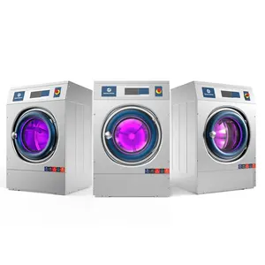 Commercial laundry industrial equipment popular high spin soft mount washer extractor