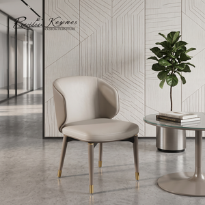 Chaise de restaurant en cuir PU KeynesCommercial |   Sièges de salle à manger rembourrés |   Conception empilable |   Approvisionnement en gros direct usine - Product Image 4
