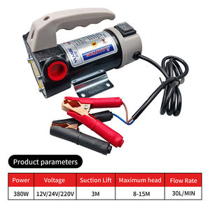 Positieve en negatieve rotatie 12V/24V 220V elektrische brandstofpomp oliezuigpomp geschikt voor diesel en kerosine - Product Image 3