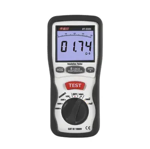 DT-5505 di isolamento digitale misuratori di isolamento Tester per apparecchiature elettriche e materiali isolanti