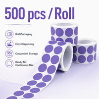 Disque de ponçage pyramidale 32 mm, grain 2500, support violet PSA, papier abrasif pour finition de peinture automobile, polissage ultra fin