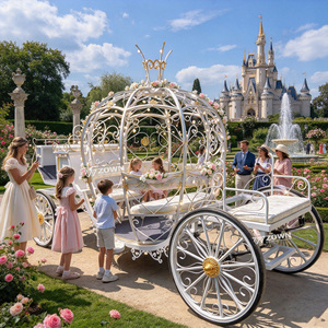 Carroza Eléctrica ZOWN para Bodas, Estilo Vintage Romántico, para Entrada de la Novia y Servicio de Sesión de Fotos - Product Image 2