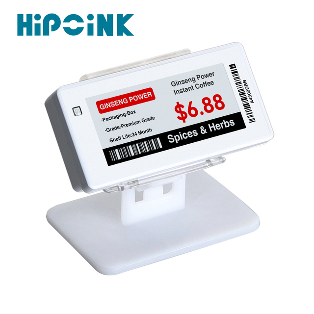 2.9 Inch Supermarket Price Tag Digital E-Ink Labels Screen Epaper Display Wifi Esl Electronic Shelf Labeling Electronic Price Ta