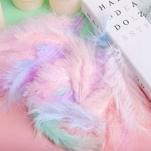 OEM Bulk Colorful Feather Fluff, Goose Feathers for Gift <b>Box</b> Filling, <b>Wedding</b> Decorations, Modern Craft Supplies - Product Image 1