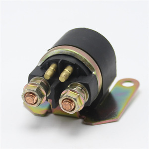 Motorcycle Starter Relay 12 V <b>Black</b> Screw Terminals <b>Bracket</b> Mount For Replacement Repair - Product Image 4