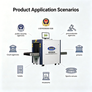 Escáner de Rayos X para Equipaje 6550A, Máquina de Inspección de Seguridad para Juzgados, Prisiones, Hoteles, Museos, Control de Maletas - Product Image 1
