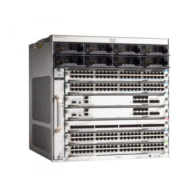 For C9410R= Catalyst 9400 Series High-end 10-Slot 13 RU Enterprise Network Switch with SNMP and QoS