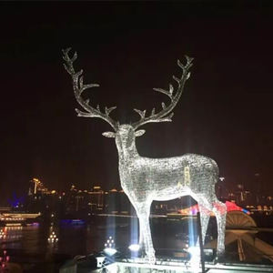 أضواء ليد غزال أنيقة في الهواء الطلق ديكور عيد الميلاد احتفالي لموسم الأعياد مع تصنيف IP65 - Product Image 1