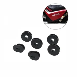 Rubberen Afdichting Motorfiets Kuip Rubber Zijdeksel Grommets Voor Gs125 Gn125 Gs125 En125 Gn250 Gn400 Gs550 Gt750 Rv90 Suzuki Onderdelen