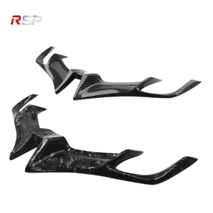 Alerón Delantero Aerodinámico Universal V3 de Plástico ABS con Diseño de Aleta de Tiburón para Motocicletas de Calle - Product Image 4