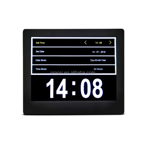 Thiết kế mới 8 inch LCD đồng hồ hiển thị kỹ thuật số Đồng hồ báo thức cho người cao tuổi người cao niên - Product Image 2