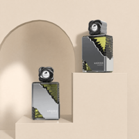 Flacon de parfum de luxe unique en verre rectangulaire vide de 100 ml, personnalisé par le fabricant Anding