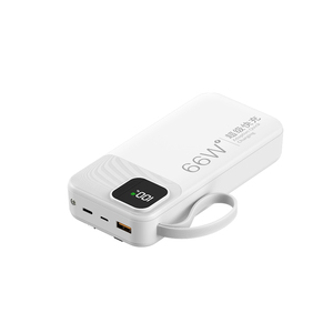 Banque d'alimentation à charge ultra-rapide de grande capacité <span class=keywords><strong>20</strong></span> <span class=keywords><strong>000</strong></span> <span class=keywords><strong>mAh</strong></span> avec câble double intégré de type C et écran d'affichage numérique LED - Product Image 2