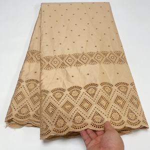 Nouveaux designs 2024, dentelle polonaise en coton, tissu doux, dentelle polonaise en coton pour hommes, 5 yards - Product Image 4