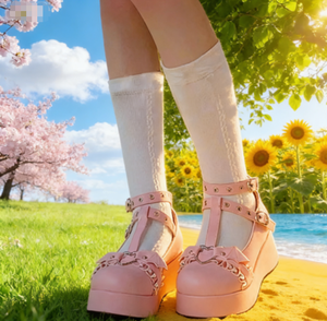 รองเท้าหนังขนาดเล็กสำหรับผู้หญิง รองเท้าฟิตเนส รองเท้าเดิน - Product Image 4
