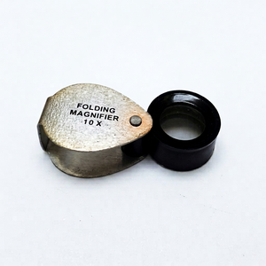 Loupe pliable en fer avec couvercle en aluminium, outil économique pour la fabrication de bijoux - Product Image 1
