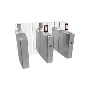 Access Control System Pedestrian Safety Full Height Arm Sliding Turnstile Security Barrier