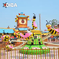 Offre Spéciale fête foraine Attraction carnaval jeu mécanique Mini avion enfants abeilles rotatives manèges en avion électrique
