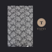 Tissu en dentelle française classique romantique pour mariage, broderie lourde, sequins, cordon, 100% polyester, pour robes de mariée et de soirée