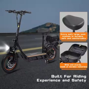 Scooter Chino Económico de 750W, 80km de Autonomía, 45km/h, Carga de 150kg, Envío Gratis desde Almacén en EE. UU. - Product Image 4