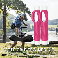 Entraîneur de grip de golf (lot de 2) – Bande de correction de swing en EVA pour une position correcte des doigts