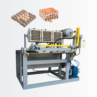 Machine automatique de fabrication de barquettes à œufs en pâte à papier recyclée pour les fermes avicoles