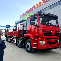 Promotion : Camion de levage à flèche télescopique Howo 10 tonnes, grue montée directement, moteur, boîte de vitesses, pompe, hauteur de levage 20m, Euro