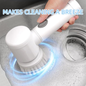 Brosse de nettoyage électrique sans fil multifonctionnelle pour la maison, cuisine et salle de bain, outil portatif pour toilettes, coins difficiles et nettoyage de chaussures - Product Image 2
