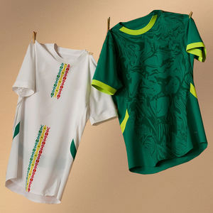Camisa de Futebol Masculina Senegal 26-27 Nova Versão Dois Estrelas MANE - Mais Vendida - Copa Africana de Futebol - Maillots de Futebol - Product Image 1