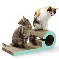 Cat Scratcher en carton ondulé avec griffoir de chat de luxe de forme unique