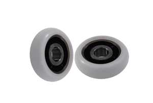 Trượt Nhựa Nylon Barn cửa con lăn 10x38x10 con lăn bánh xe BSR620040-11 10x40x11 cửa sổ trượt Con Lăn Đôi ròng rọc vòng bi - Product Image 2