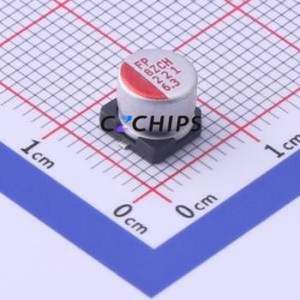 Condensador Sólido SMD FP-6R3ME221M-SAR, D6.3xL5.7mm (Capacitancia: 220uF) (Precisión: 20%) (Voltaje Nominal: 6.3V) - Product Image 1