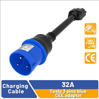 Adaptador Inteligente Negro con Conector Móvil Gen 2, Compatible con Enchufes US EU AU NEMA 14-50 14-30 10-30 5-20