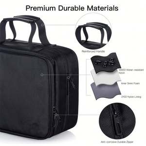 New Waterproof Large Capacity Portable Toiletry <b>Bag</b> <b>Travel</b> Hanging Double Open <b>Wash</b> Cosmetic <b>Bag</b> - Product Image 5
