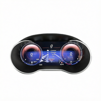 Speedometer LCD 12,3 inci & Panel Instrumen Digital untuk Mercedes-Benz W205 C/GLC X253 (2015-2022) Kit Retrofit/Upgrade Baru