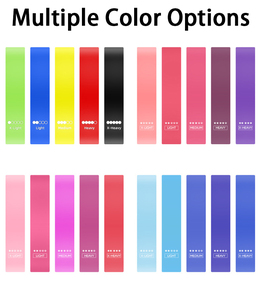 Mini Vòng sức mạnh phòng tập thể dục kháng ban nhạc 5 cấp độ bền dày cao su hip vòng tròn đào tạo tập thể dục tập thể dục - Product Image 5