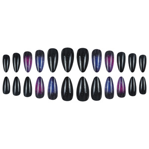 <span class=keywords><strong>Uñas</strong></span> <span class=keywords><strong>Postizas</strong></span> con Logotipo Personalizado, 24 Piezas, Estilo Almendra Clásico, con Espejo, Cobertura Total, ABS con <span class=keywords><strong>Pegamento</strong></span> - Product Image 2